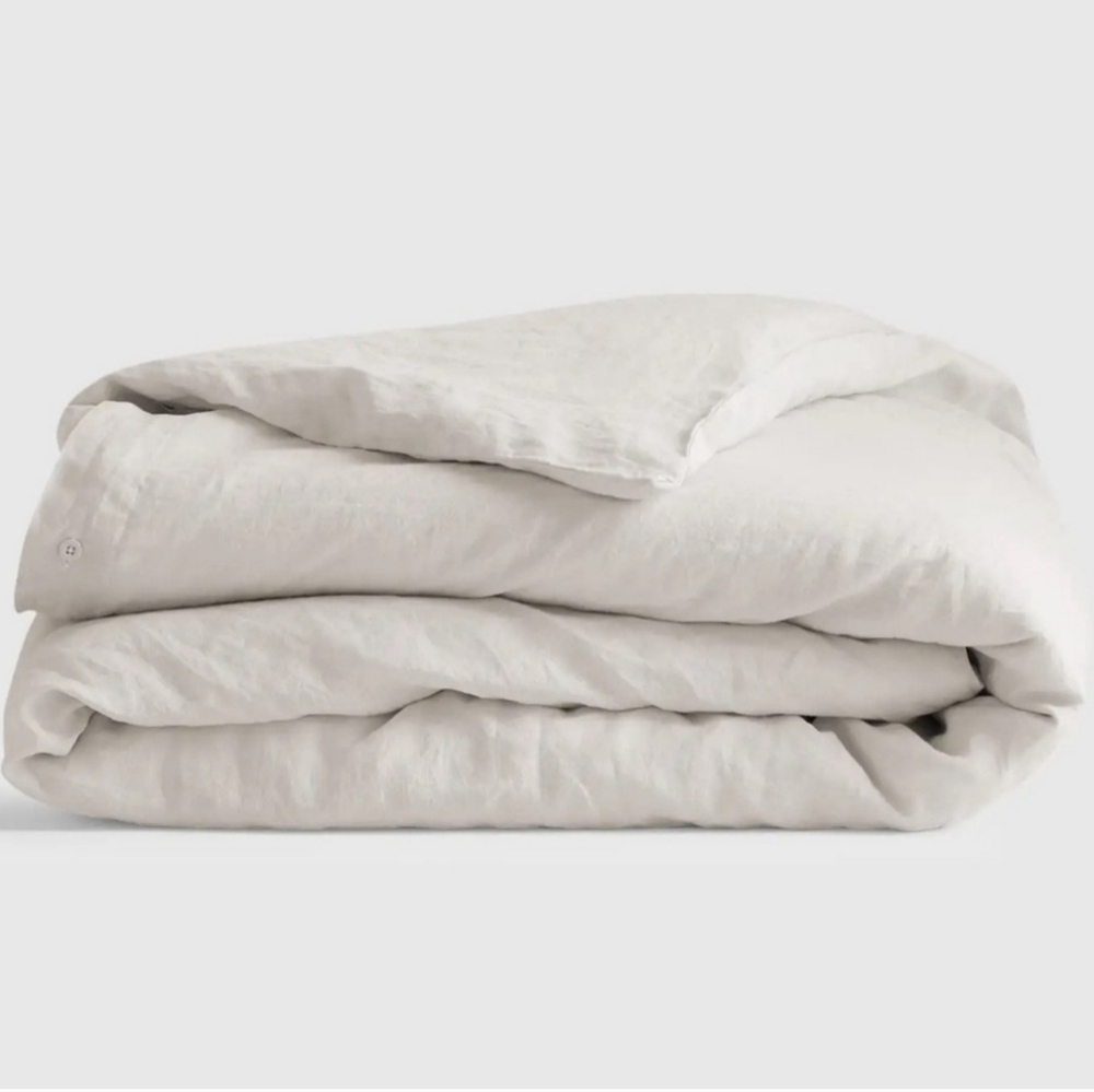 Quince Soft Cream Duvet Cover